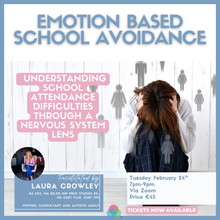 Load image into Gallery viewer, Emotion Based School Avoidance: Understanding School Attendance Difficulties Through a Nervous System Lens Webinar