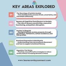 Load image into Gallery viewer, The Anxious Autistic Brain: What Helps, What Hurts, and What Heals Webinar