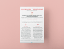 Load image into Gallery viewer, Connect To The Moment Anxiety Workbook & Cards