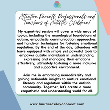 Load image into Gallery viewer, Nurturing Emotional Literacy and Regulation: Embracing Neurodiversity and Gaining Actionable Insights to Nurture Emotional Literacy and Regulation for Autistic Individuals
